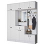 Hanah Home EA104 - 2569 Soporte de recibidor Blanco 179.6x226.4x37.5 cm